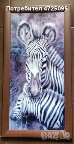 Принт в дървена рамка