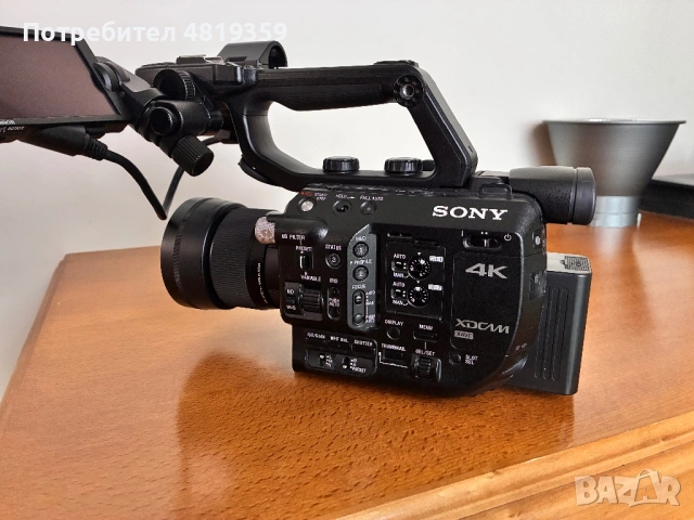 Sony FS5 Cinema Camera / Super 35 / идеално състояние, снимка 2 - Камери - 54445269