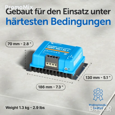 Соларен контролер Victron SmartSolar MPPT 100/50A Smart Bluetooth Заряден контролер , снимка 12 - Друга електроника - 55000862