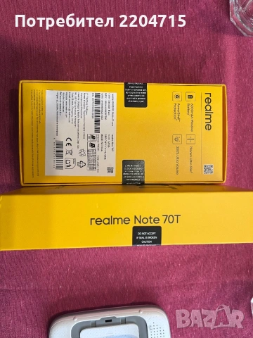Телефон Realme Note 70T, снимка 2 - Други - 54482895