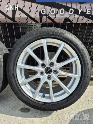 Джанти Borbet 17 цола , 5х112 , 8j ,et37 , 225/50/17 Mercedes Audi, снимка 5 - Гуми и джанти - 54493186