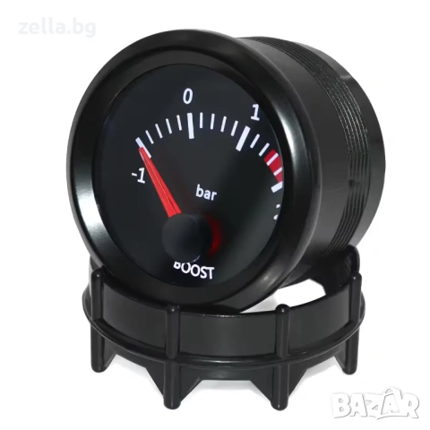 Манометър за турбо налягане (Boost) 52мм | -1 до +2 Bar | Включен сензор | Тунинг и мониторинг 10357, снимка 16 - Части - 54683810