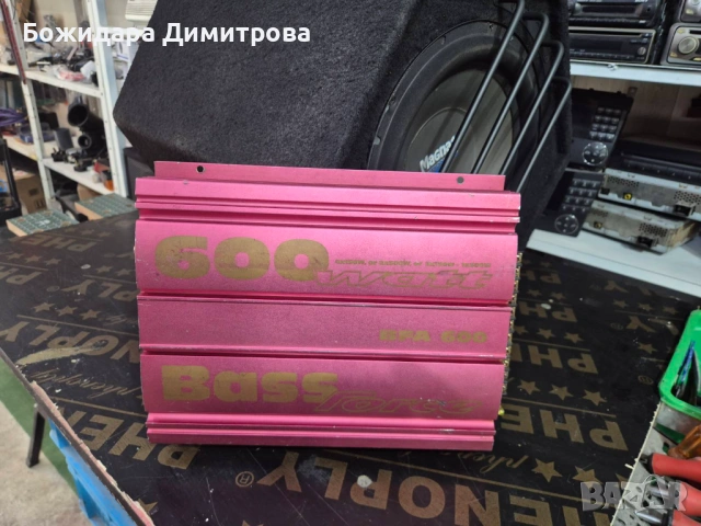 Бас каса + усилвстел комплект , снимка 3 - Ресийвъри, усилватели, смесителни пултове - 54315122