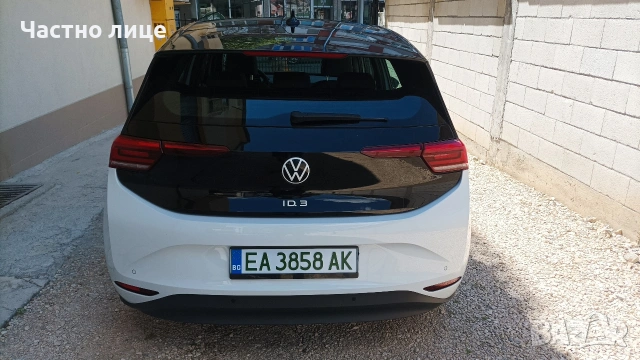 ID3 реални! 8500км!  62KWH 204 p.s. 2021г, снимка 5 - Автомобили и джипове - 55005435