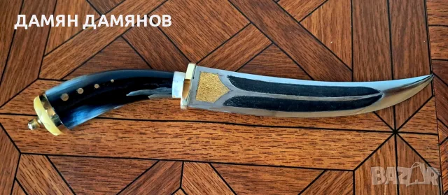 Нож със стойка-, снимка 2 - Други ценни предмети - 55536432
