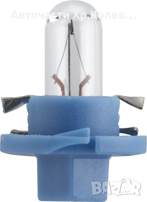 Автомобилна Крушка PHILIPS PBX4,12V,1,3W,тип фасунга:B8,4D,Standard № 12623CP