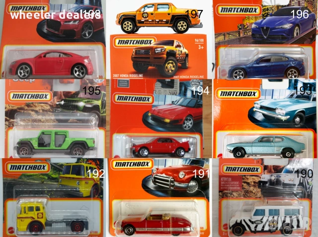 Метални колички Мачбокс Matchbox от различни години в мащаб 1:64 Част2, снимка 3 - Колекции - 50051522