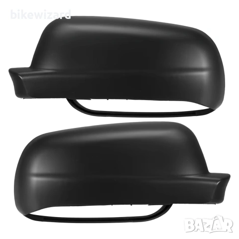 Комплект капачки за огледала за обратно виждане за VW OE 3B1857538B/3B0857538 – Черни НОВИ