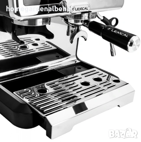 Многофункционална кафе машина 2 в 1 Lexical LEM-0670 – еспресо + кафемелачка, снимка 4 - Кафемашини - 54170949