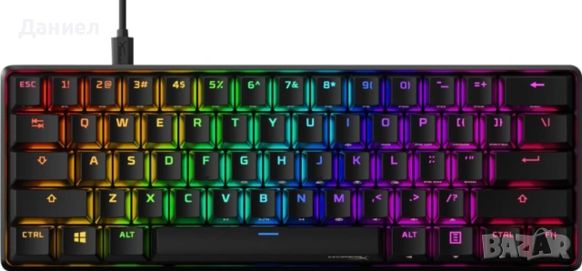Геймърска клавиатура HyperX Alloy Origins 60