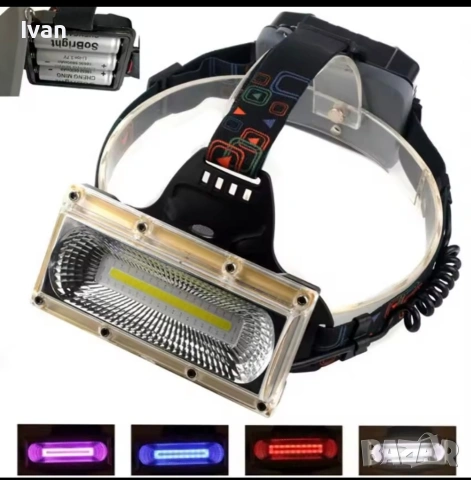 Много мощен Лед фенер-челник /Led headlight