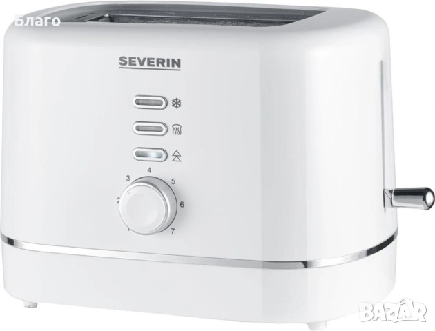 Тостер за 2 филийки на SEVERIN - ново