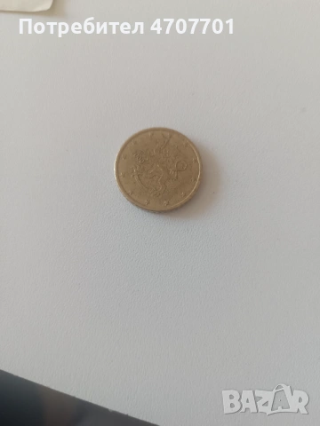 Стари монети 1 евро 2 евро  50 евро цента 20 евро цента от  2000г 2002г и 2003 г, снимка 8 - Други ценни предмети - 54157015