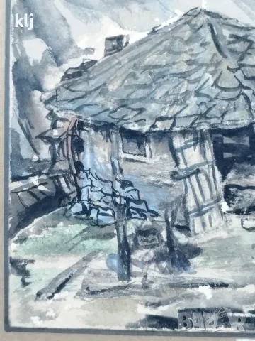 Стара картина в рамка, снимка 6 - Картини - 55581784