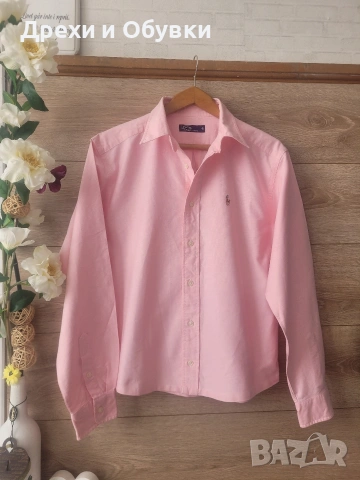 Нова розова риза POLO RALPH LAUREN , снимка 4 - Ризи - 54340687