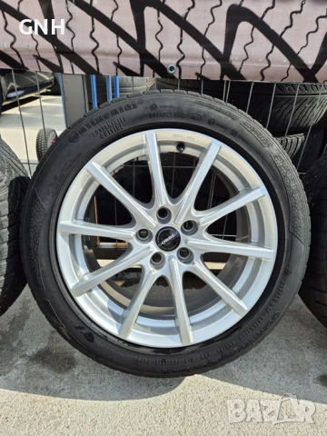 Джанти Borbet 17 цола , 5х112 , 8j ,et37 , 225/50/17 Mercedes Audi, снимка 4 - Гуми и джанти - 54493186