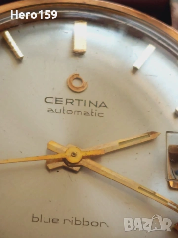 Два броя мъжки часовници;Certina automatic 27 jewels,и BASIS sport стоп секунди хронометър 1940год., снимка 9 - Мъжки - 54810116