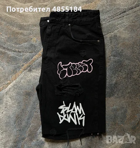 Дънкови къси панталони, снимка 2 - Къси панталони - 55650483