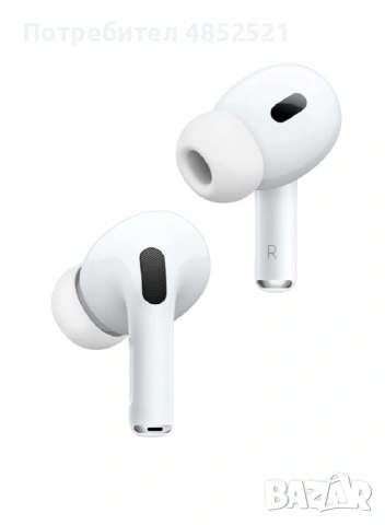 Apple AirPods Pro 2nd Gen. with MagSafe Charging Case (USB-C) - White, снимка 2 - Bluetooth слушалки - 54966858
