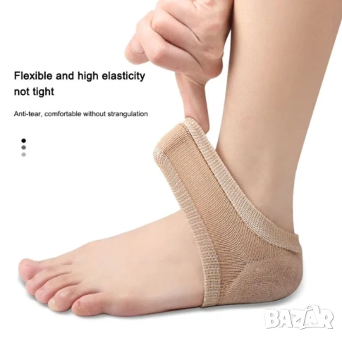 Гел Силиконов Протектор за Петата Подплънки за Петата Подложки за Петата Възстановяваща Възглавница, снимка 3 - Други - 54067761