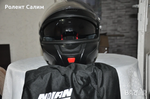 Модуларна каска Nolan N90-2 с вградена N-Com B601S – Размер XL