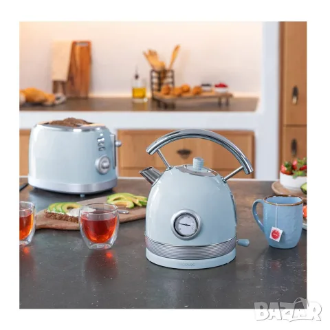 Cecotec Thermosense 420 Vintage Електрическа Кана 1.8 лт 2200 W, снимка 3 - Кани - 55304092