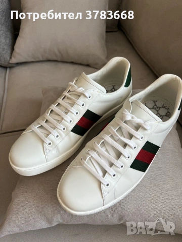 Оригинални маратонки Gucci | Размер 43, снимка 2 - Маратонки - 54569129