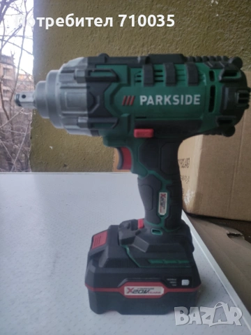 Ударен винтоверт Parkside зелен, снимка 3 - Други инструменти - 54062831