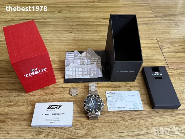 Tissot SeaStar 1000 Chronograph 45.5mm`Blue Dial/Saphire Glass/Superluminova/Model T120.417.11.041