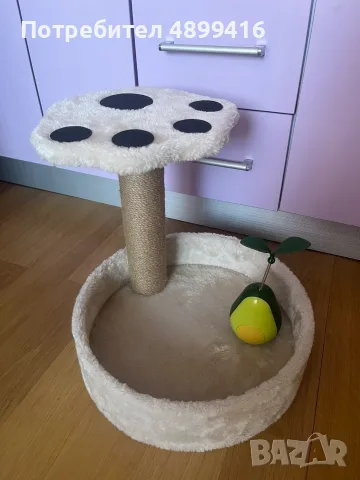 Котешка драскалка с меко легълце+ПОДАРЪК, снимка 5 - За котки - 55433300