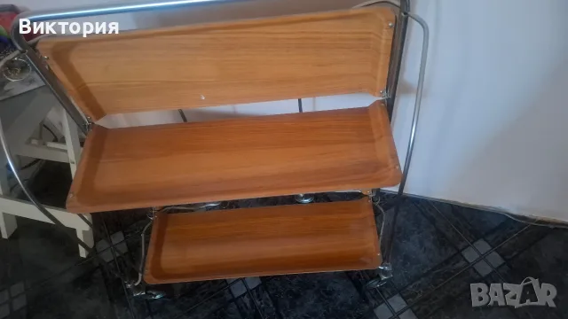 Сервизна сгъваема маса на колела . 50€, снимка 3 - Аксесоари за кухня - 55509189