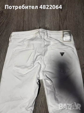 Дамски бели дънки GUESS – Jegging Ultra Skinny Low, снимка 4 - Дънки - 54480379