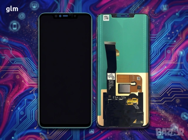 Оригинален LCD Дисплей за Huawei Mate 20 Pro + Тъчскрийн черен
