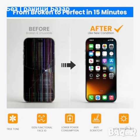 Нов Дисплей тъчскрийн за iPhone X 5.8 HD екран с инструменти части Айфон, снимка 4 - Тъч скрийн за телефони - 54150587