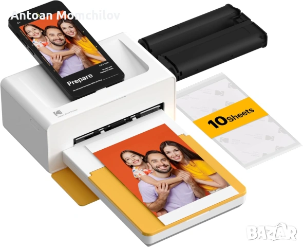 Фотопринтер KODAK Dock Plus 4x6 за телефон