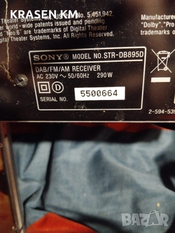 Sony STR DB 895D., снимка 15 - Ресийвъри, усилватели, смесителни пултове - 54435559