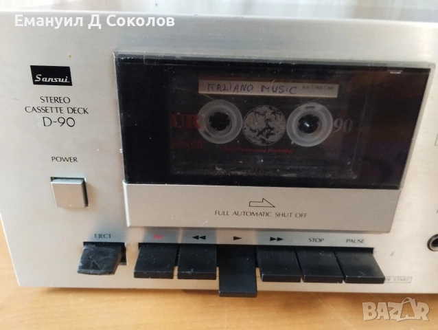 cassette deck SANSUI D-90, снимка 2 - Декове - 54650629