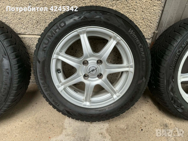 Лети Джанти Opel 15 цола 4x100 , снимка 4 - Гуми и джанти - 53972133