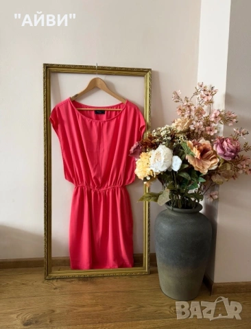 MOHITO мини рокля цвят фуксия, снимка 4 - Рокли - 51303706