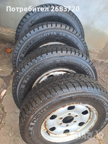 Джанти 16 със зимни гуми 205 R 16 C  