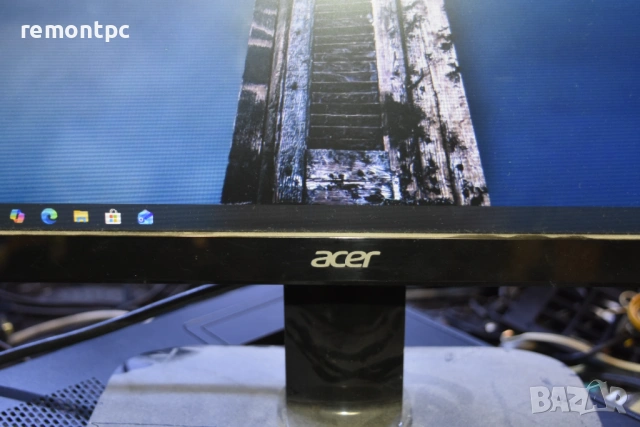 Монитор 23.6" Acer KA240HQ Full HD тви входа, снимка 5 - Монитори - 54916608