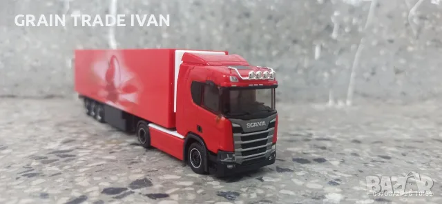 Scania R500 & Schmidt cargobull. Herpa 1/87, снимка 2 - Колекции - 55604766