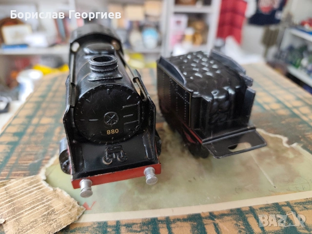 Механична играчка влак влакче Германия Marklin 880/2, снимка 7 - Колекции - 53958340