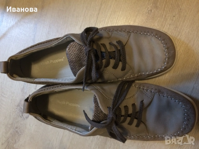 Леки и много удобни обувки Hush Puppies - естественна кожа., снимка 2 - Дамски ежедневни обувки - 55143567