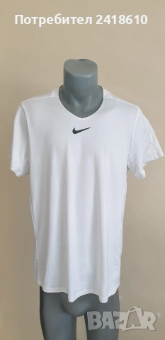 Nike Court Dri - Fit Slim Fit Stretch Mens Size L  ОРИГИНАЛ! Мъжка Тениска !, снимка 7 - Тениски - 54792237