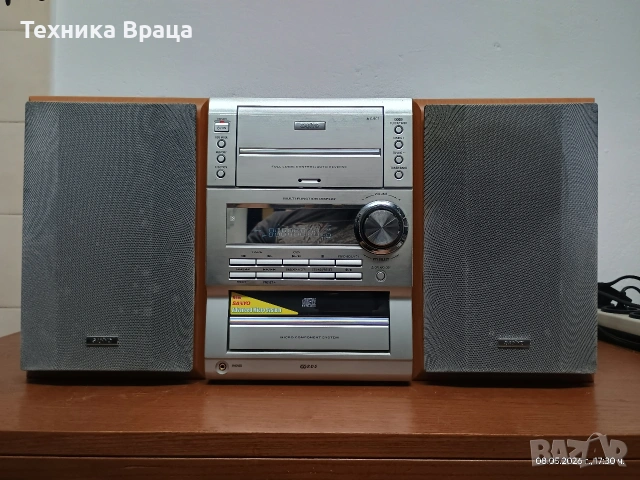 Sanyo DC-BM500. Мини аудио система с прекрасен звук. Изпращам видео. , снимка 9 - Аудиосистеми - 54561640