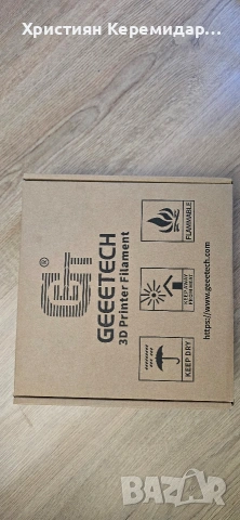 Филамент Greeetech Petg Black
