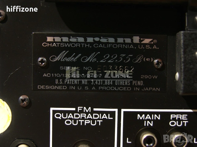 Ресивър   Marantz model 2235b , снимка 9 - Ресийвъри, усилватели, смесителни пултове - 54040986