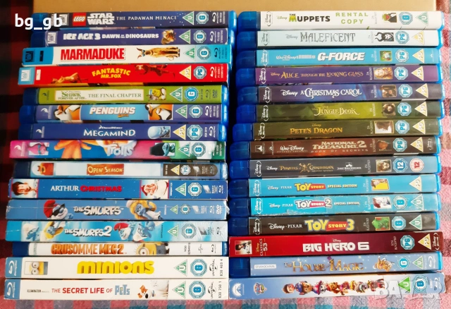 Disney и други анимации Blu-Ray филми