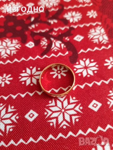 320€ *ЗЛАТНА ХАЛКА 14К 3.95 ГРАМА 4-5 mm., снимка 3 - Пръстени - 54268145